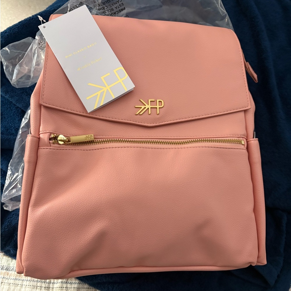 Freshly picked diaper bag, mini size, peach color